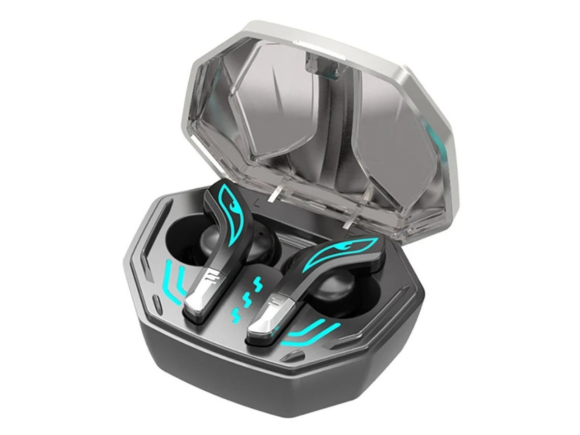 Auriculares Sem Fio Jogos Yizhood True Wireless Bluetooth Plateado