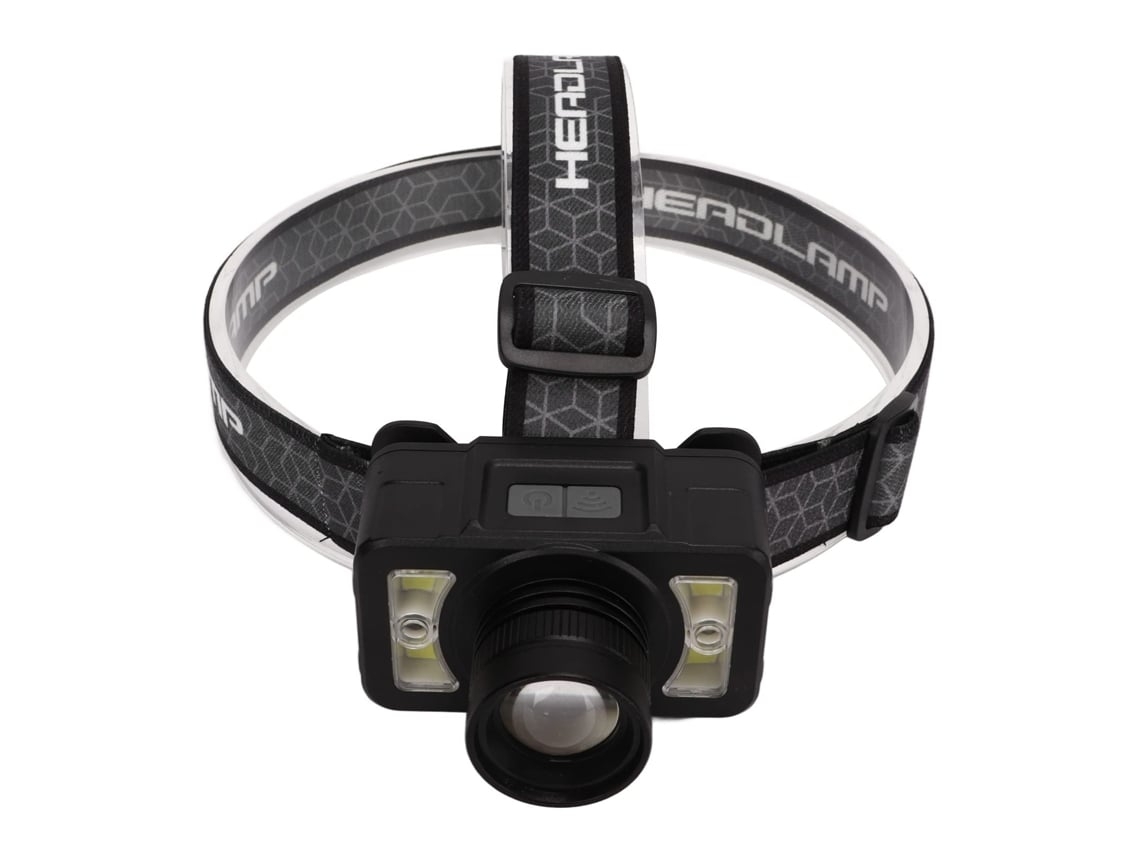 Lámpara LED recargable Yunzii para la cabeza, práctica y fácil de usar, para uso doméstico, color negro
