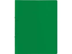 Carpeta de anillas Fact!pp | A4, 2 anillas, altura de llenado de 16 mm, verde Gokoco