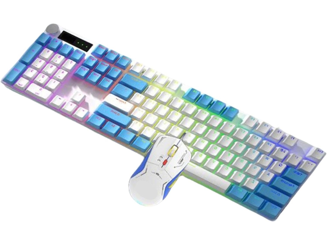 Conjunto De Teclado Mecánico Con Precisión Y Retroiluminación Para Entretenimiento Y Trabajo.