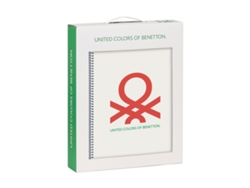 Set de Papelería Benetton Topitos 2 Piezas Blanco