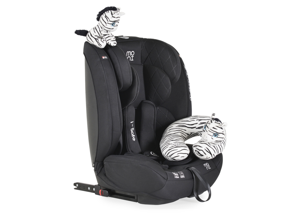 Silla de coche para bebé Isafe negra 76 150 cm Moni Moni