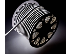 Manguera LED "Neon Flex" 6W 4200ºK 220VAC 8x16mm Simple 120xSMD2835 6W/M x1M 40.000H [WR-NS-PVC-8x16S-OY-220-W]-Blanco Natural GREENICE