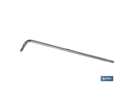 Llave ribe acodada m4