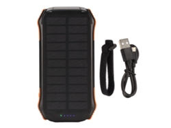 Banco De Energia Solar 16000mah Qc3.0 Pd18w Carregamento Rápido Usb C Ip66 Para Camping Externo
