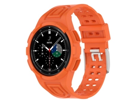 Correa TPU + PU para Samsung Galaxy Watch4 Classic 46mm - anaranjado
