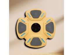 Máquina de boxeo electrónica con luces LED y sonido, perfecta como regalo para niños - DIGITALLAB Amarillo