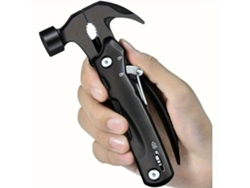 Negroipree Martillo Garra Multifuncional Cuerno Oveja Práctica Herramienta Camping Alicates Acero Inoxidable Exterior Bricolaje