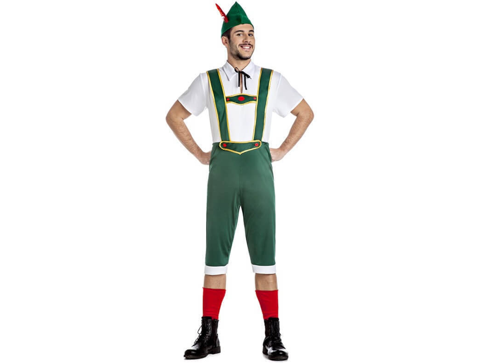 Disfraz de Hombre DISFRAZZES Tirolés Verde (Talla: XL)
