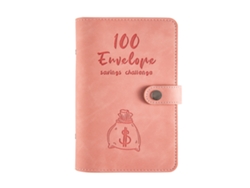 Mochila De Presupuesto A6 De Piel Sintética Con 100 Sobres, Organizador De Dinero, Regalo Ideal.