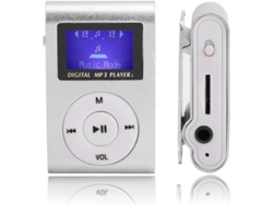 Reproductor De Música Mp3 Portátil Mini Con Pantalla Lcd Y Clip Deportivo, Compatible Con Tarjeta De Memoria (plateado)