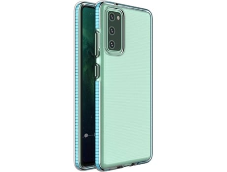 Carcasa Samsung Galaxy S20 FE 5G LMOBILE Spring Azul - Transparente