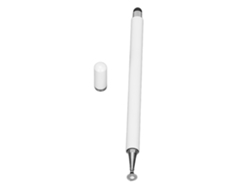 Lápiz táctil capacitivo de alta sensibilidad para celular, tableta y computadora, luz blanca dorada.