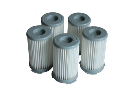 5 unids/lote cartucho de aspiradora filtro HEPA plisado EF75B reemplazo Electrolux ZS203 ZTI7635 ZW1300-213 pieza de aspiradora