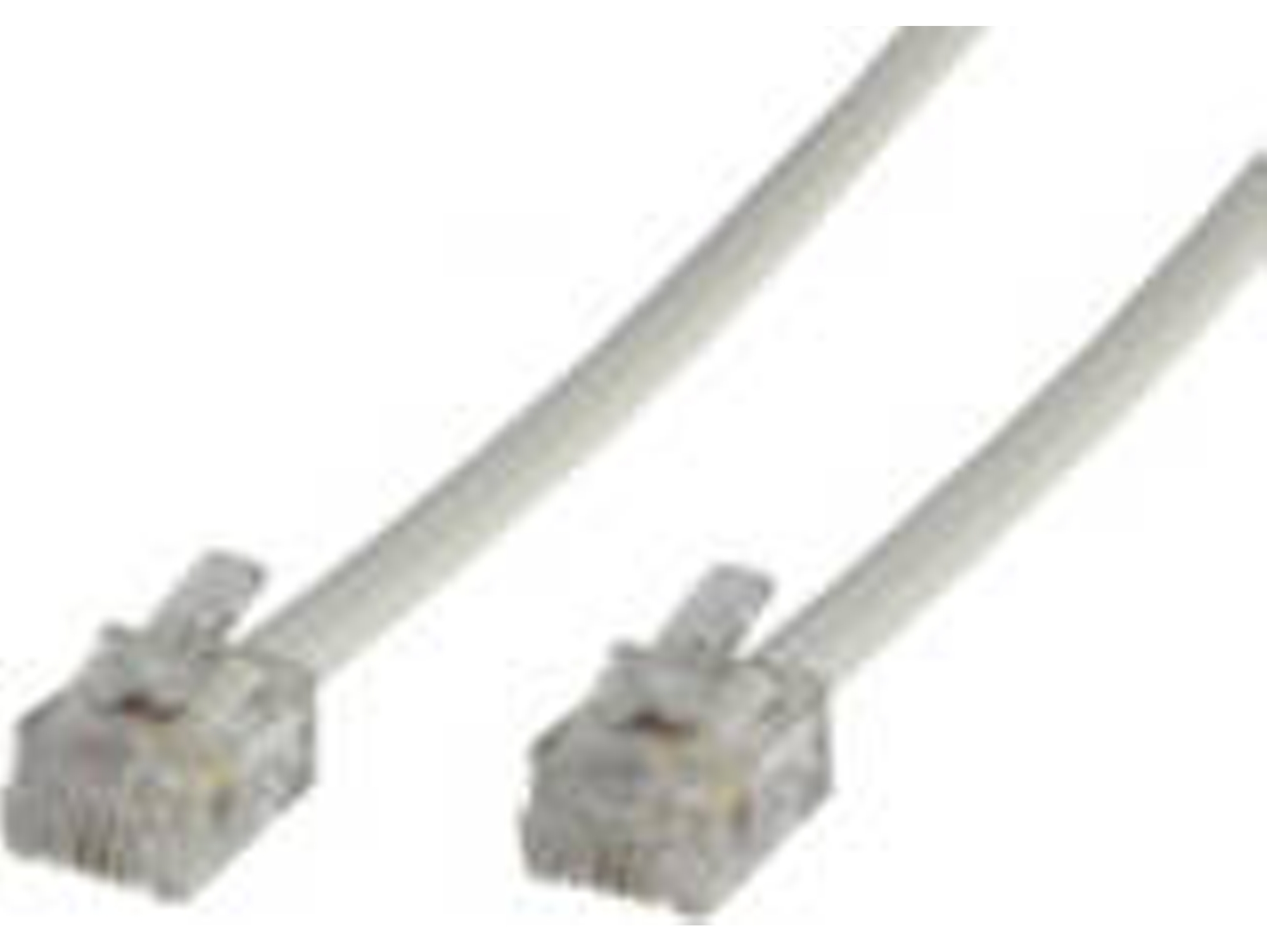 Cable telefónico MICROCONNECT RJ12/RJ12 2m