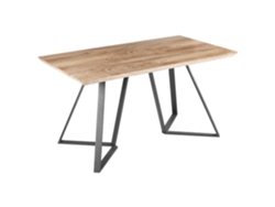 Mesa de comedor BELIANI Upton de MDF Madera clara 80x140x75