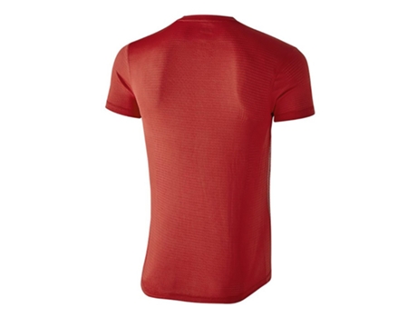 Camiseta de Hombre para Running 42K RUNNING Elements Recycled Rojo (2XL)