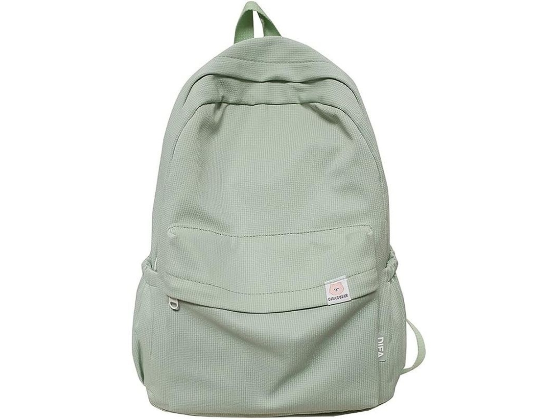 2026-mochila Grande Para Adolescentes Chicas Escolar Universidad Verde 16.9in Con Multi Bolsillos