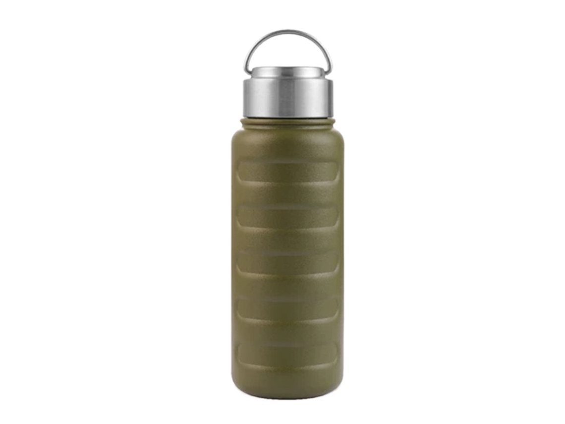 Vaso térmico de acero inoxidable de gran capacidad 1000 ml, vaso de agua para deportes, botella portátil para hombres y estudiantes, femenino Kofihety
