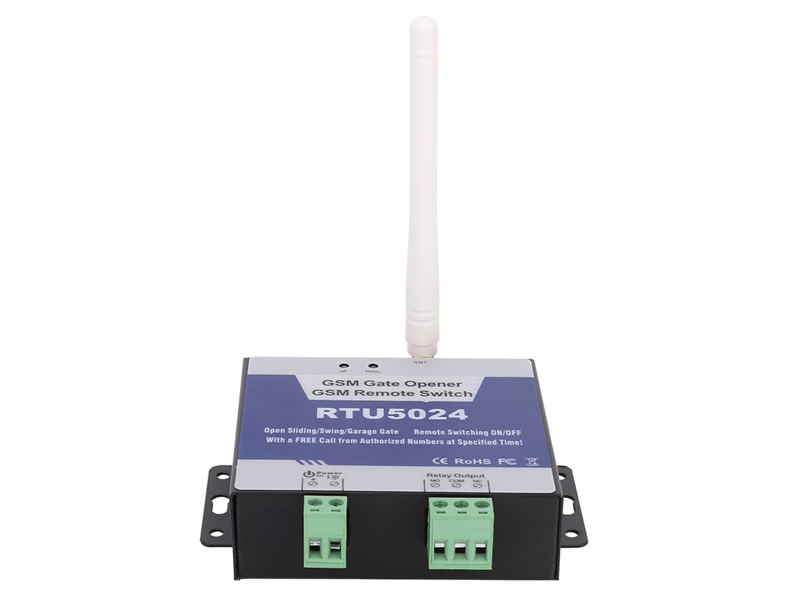 Control Remoto Inalámbrico Gsm Rtu5024 Para Abrepuertas Con Relé De Cc De 9-36 V