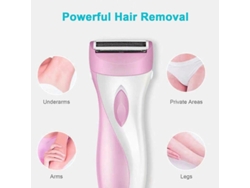 Afeitadora Eléctrica Para Mujer Para La Depilación De Zonas Íntimas, Axilas, Piernas Y Labios. Cabezal Lavable. Uso En Seco Y Húmedo.