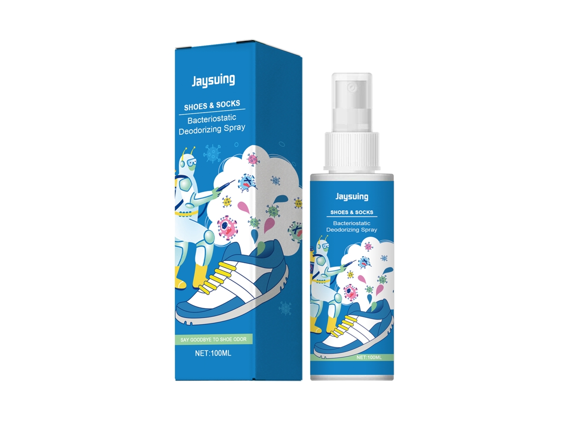Desodorante en spray para zapatos y calcetines: acción rápida y larga duración.