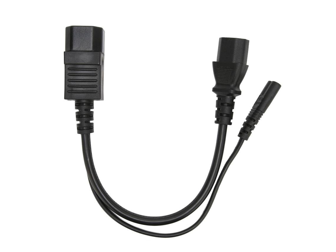 Cable De Alimentación Iec320 C14 Macho A C13 C7 Hembra, Resistente Al Agua, Para Proyectores, 100-32 Cm