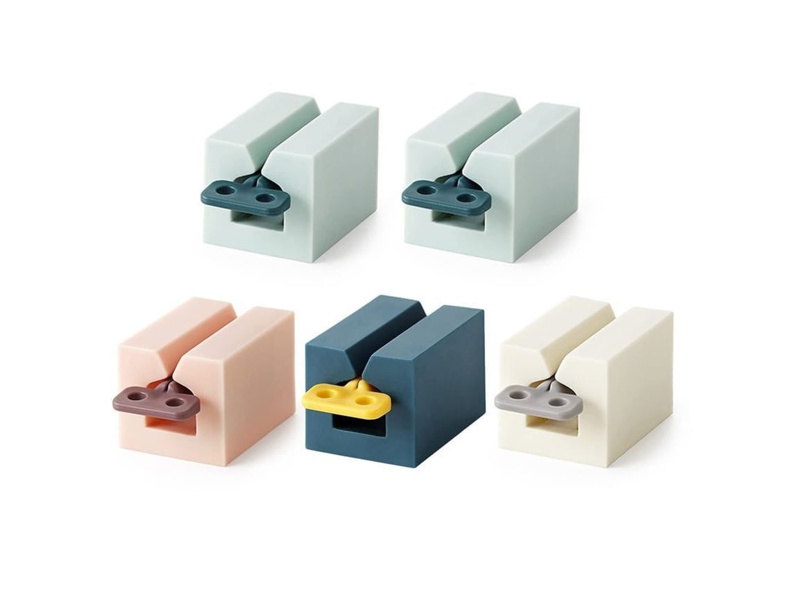 5 Soportes De Plástico Enrollables Para Tubos De Pasta De Dientes, Multiusos