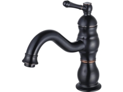 Grifo De Baño Negro Retro, Grifo De Baño Monomando