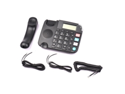 Teléfono Fijo Inalámbrico Con Botones Grandes, Llamadas Manos Libres, Rellamada, Flash, Marcación Rápida, Control De Volumen. Ideal Para Personas Mayores, Uso Doméstico, En La Oficina Y En Hoteles.