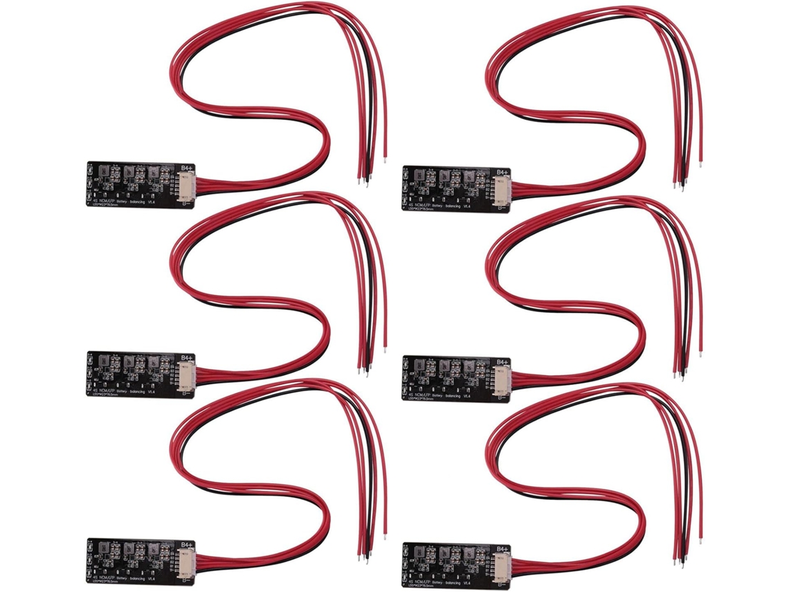 6 Baterías Li-ion Lipo Lifepo4 Lfp 4s Con Ecualizador Y Balanceador Activo De 1.2a