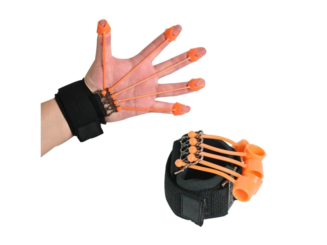 Entrenador Extensor De Dedos Y Manos Con Banda De Resistencia Para Fortalecimiento Y Flexión.