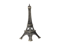 Figura decorativa de la Torre Eiffel en tono bronce vintage, modelo París