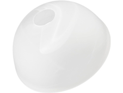 Lámpara Colgante De Repuesto De Cristal Blanco Lechoso Esmerilado Para Interiores, Con Luz Suave Y Difusa.