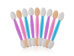 60 Aplicadores De Sombra De Ojos Desechables De Doble Cara (rosa, Morado, Azul)