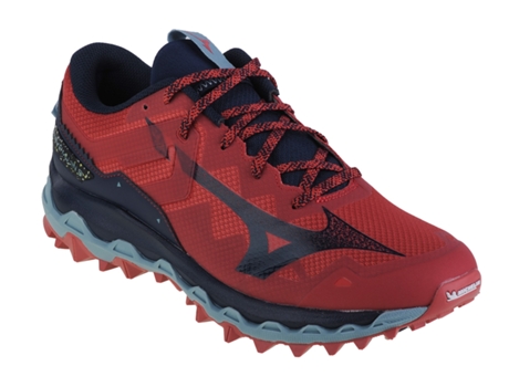 Zapatillas de Hombre MIZUNO Wave Mujin Deportivas Malla Rojo (45)