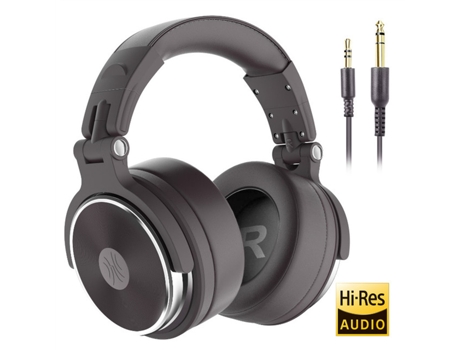 Oneodio Wired Professional Studio Pro DJ Auriculares con Micrófono sobre a oreja HiFi Monitor Música Auriculares para Teléfono PC