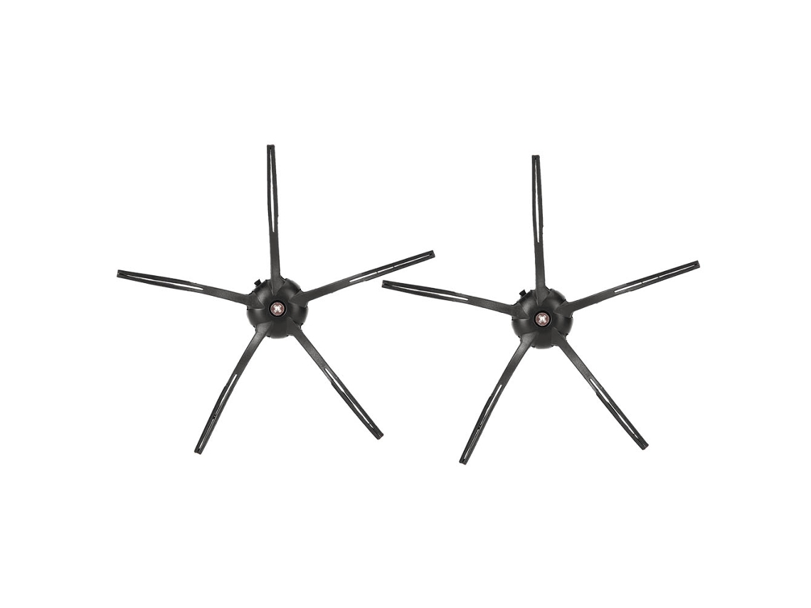Juego De 2 Cepillos Laterales De Repuesto Para Aspiradora Robot Xiaomi Roborock S6 S5 E35 E2 - Negro