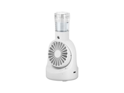 Ventilador nebulizador USB Eifson, enfriador de viento de 4 velocidades (blanco)