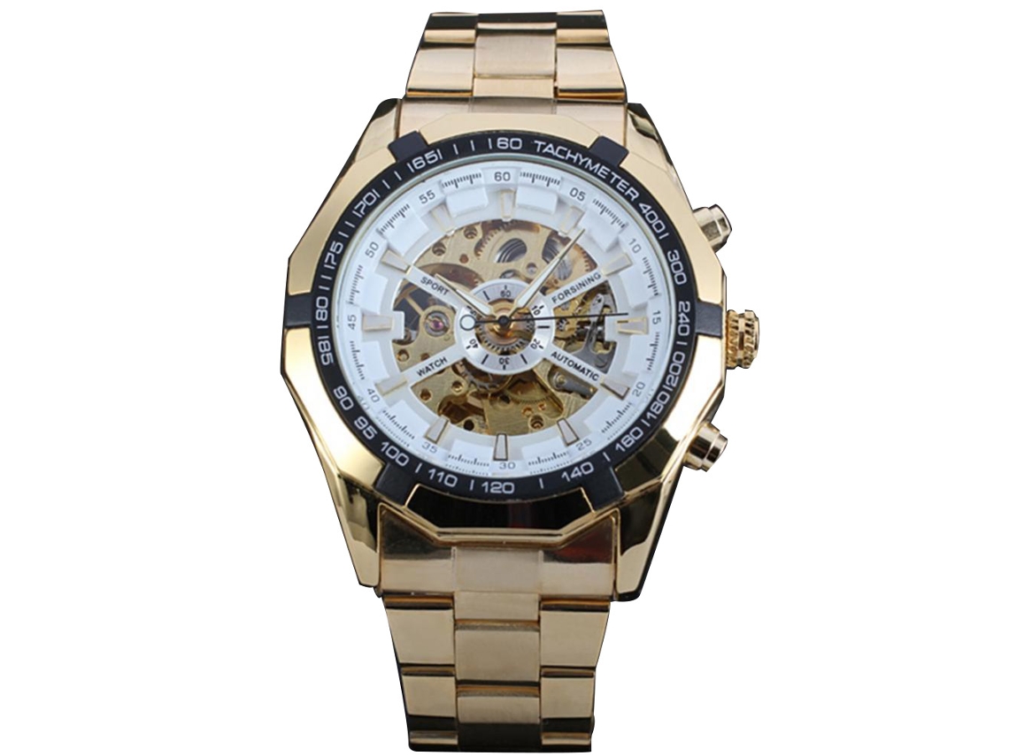 Reloj De Pulsera Mecánico Analógico De Aleación Forsining Para Hombre
