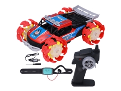 Coche teledirigido eléctrico todoterreno de alto rendimiento Bj-Remote, escala 1:12, 2,4 GHz, 4x4 Crawler, para niños a partir de 8 años, color rojo.