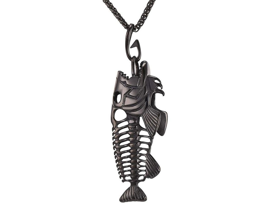 Collar Con Colgante De Tiburón, Pez Y Delfín, Joyería Para Hombre Y Niño, Acero Inoxidable.