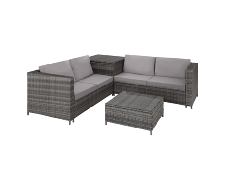 Set TECTAKE Rattan Siena