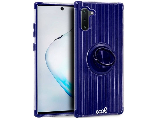 Carcasa Samsung Galaxy Note 10 COOL Hard Anillo Azul
