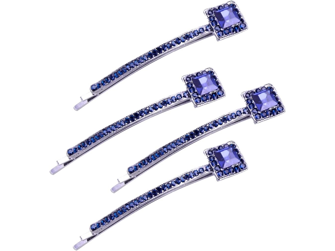 Presilha De Cabelo Elegante Para Mulheres E Meninas, Acessório De Cabelo Tradicional Com Strass.
