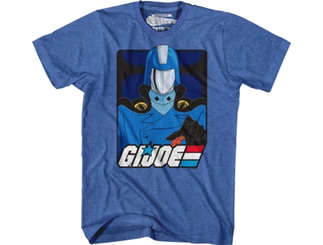 Camisetas Unisex DEEPSTONE Cartoon Cobra Commander GI Joe brezo real (M)