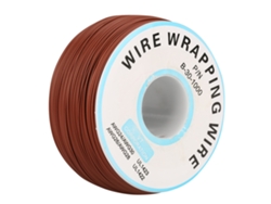 Omni-1roll Cable De Cobre Enrollado 30awg 0.25mm Diámetro Central Hilo De Cobre Simple (marrón)