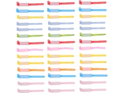 Pulseiras De Identificação Descartáveis Em Pvc, 100 Unidades, 170x18mm, Coloridas Para Meninos E Meninas, À
