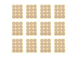 50 Hojas De Pegatina De Copo De Nieve.