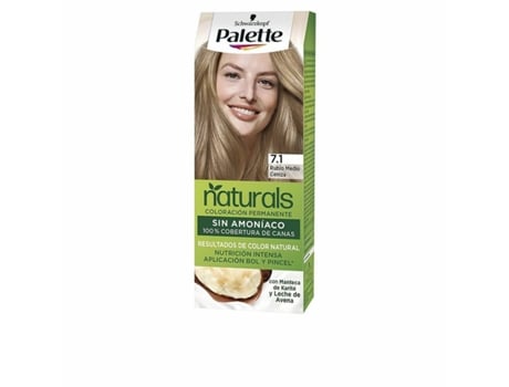 Tinte Permanente Schwarzkopf Palette Natural Nº 7.1